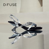 DFuse迪芙斯夏季新款方头夹趾沙滩鞋异形坡跟凉鞋DF32115352 商品缩略图10