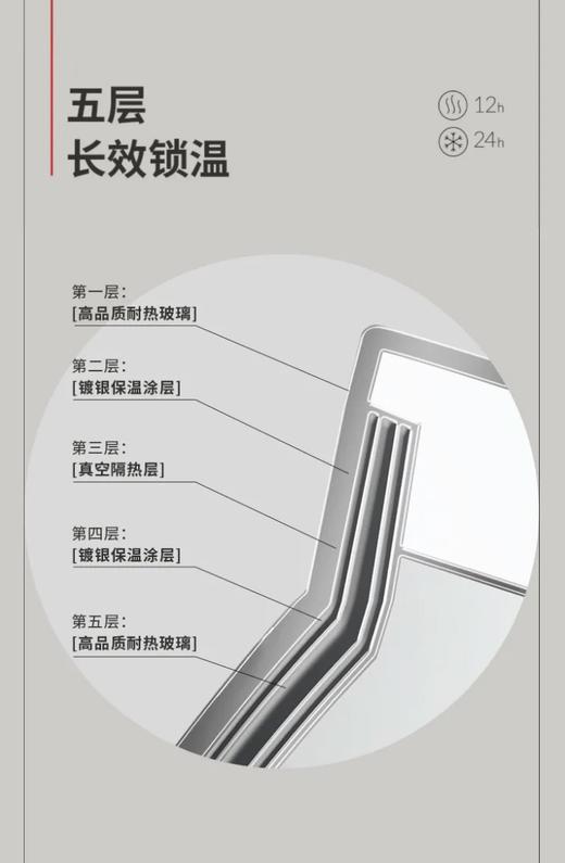 德国世纪品牌alfi保温壶 高真空双层玻璃内胆 安筌环保健K 无毒 5层长效锁温 12小时保温、24小时保冷 单手按压握感舒适  花花团高品质高颜值生活好物分享（1.15L/1.6L容量可选） 商品图13