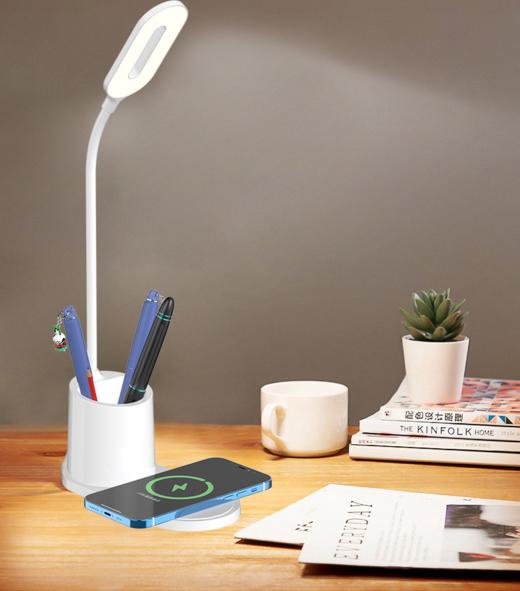 【团购展示】沃品无线充多功能台灯 TD15 商品图0