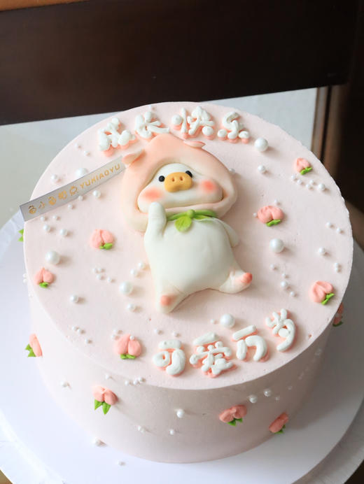 可爱屁桃猪（翻糖捏的猪） 商品图2