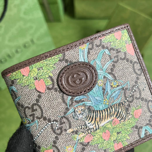 Gucci老虎印花钱包 商品图4