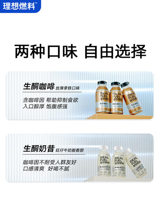 【新包装】理想燃料防弹咖啡能量瓶子升级版生酮mct饮食饱腹代餐 商品图5