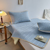 【乳胶凉席】乳胶凉席三件套6毫米乳胶冰丝凉席纯色夏凉感席（三件套） 商品缩略图12