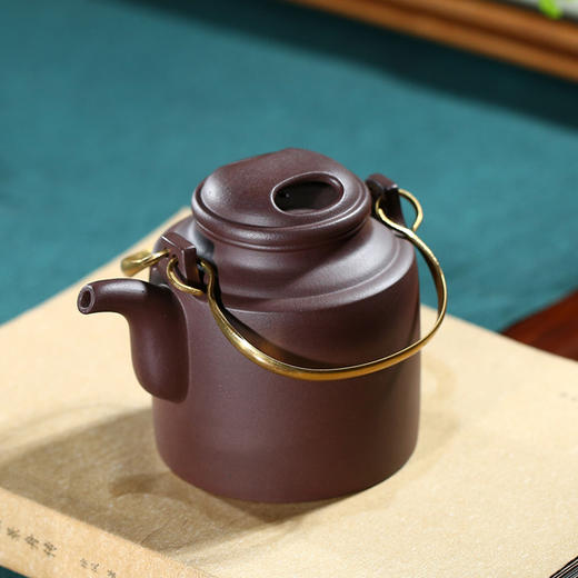 牛盖洋桶紫砂壶一壶四杯 商品图4
