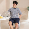 康妮雅睡衣男款夏季短袖短裤套头套装 商品缩略图2