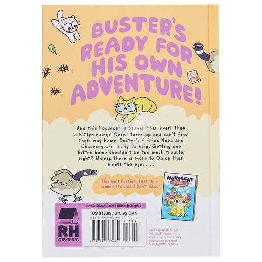 预售 【中商原版】Housecat Trouble 2 桥梁漫画 家猫的烦恼2 英文原版小初文学 进口图像小说 动物故事漫画图画小说 儿童漫画故事 商品图1