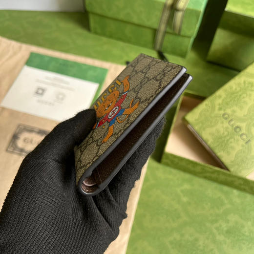 Gucci 猫咪印花钱包 商品图5