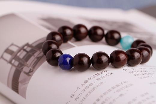 XYZT0083°小叶紫檀带金星佛珠男女手饰 商品图5