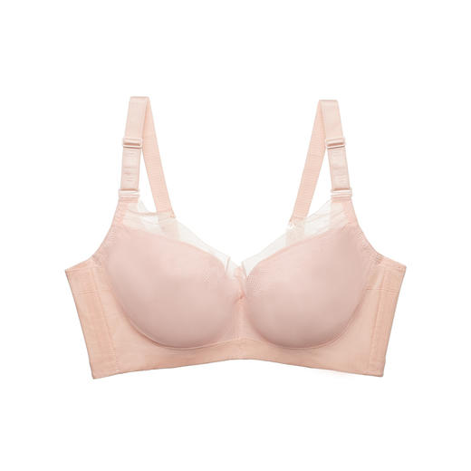 都市丽人锁边薄常规文胸内衣软钢圈四排扣LB32Z4 商品图4