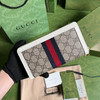 Gucci白色老花长款钱包 商品缩略图1