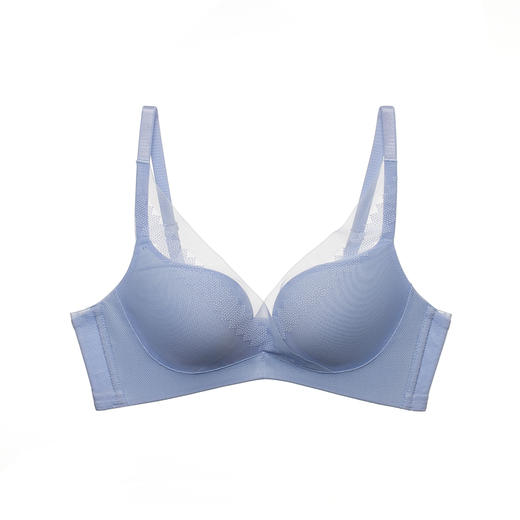 都市丽人常规内衣B杯中厚/薄3/4杯锁边文胸三排无钢圈LB32Z5 商品图3