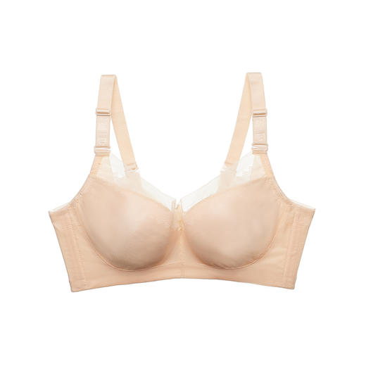 都市丽人锁边薄常规文胸内衣软钢圈四排扣LB32Z4 商品图3