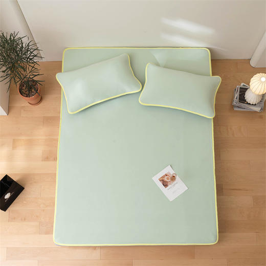 顶柔奶酪雪糍凉感软凉席三件套 商品图0