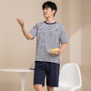 康妮雅睡衣男款夏季短袖短裤套头套装 商品缩略图1