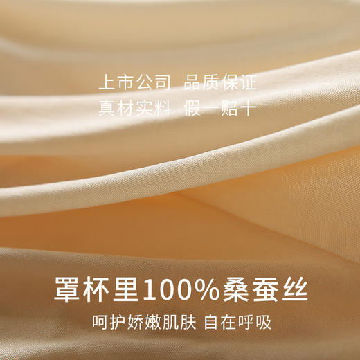 金三塔真丝内里无痕舒适抹胸式文胸性感美背内衣夏季搭配胸罩新品    NZFDA305 商品图4