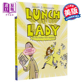 【中商原版】食堂阿姨3 Lunch Lady #3 Lunch Lady and the Author Visit Vendetta桥梁漫画图像小说儿童爆笑幽默故事英文原版