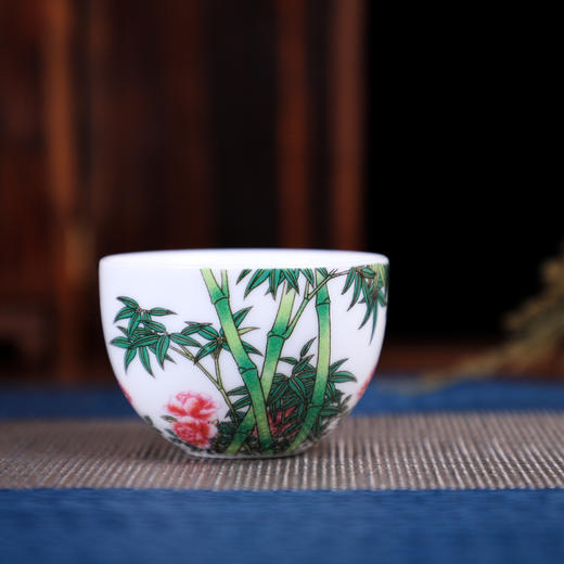 百岁瓷王、瓷坛泰斗、当代陶瓷王锡良老先生的绝唱——五福国.宝杯 商品图5