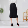 EITIE爱特爱优雅气质鱼尾开叉包臀黑色半身裙显瘦通勤oL夏新款B2306120 商品缩略图4