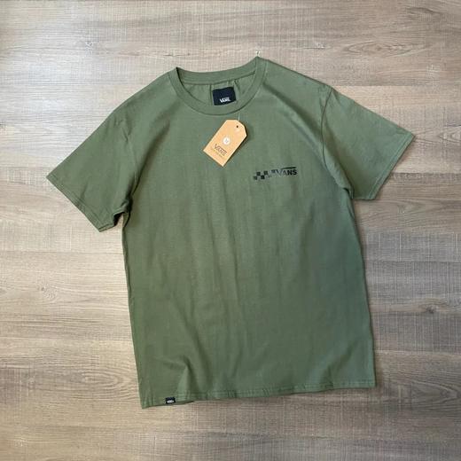 V@ns 棋盘格印花短袖T恤 商品图1