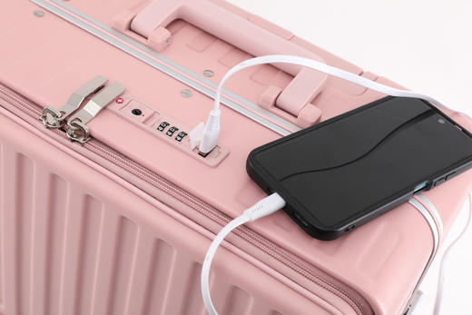 自然醒B001多功能行李箱新款铝框拉杆箱万向轮20寸登机旅行箱24耐用结实男女ZT 商品图8