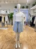 【SMASHADOW】 楔影夏季新款针织牛仔短裤！专为亚洲女性体型定制，显腿长 修饰腿型，秒变腿精，优质面料！柔软舒适，遮跨显长，自然垂顺，轻奢质感，上身不挑人 商品缩略图4