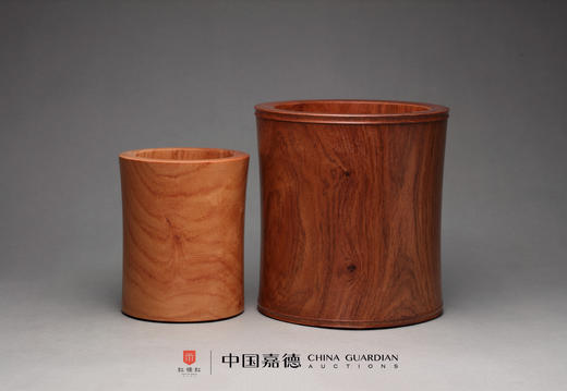 红桥红  家具严选  缅甸花梨（大果紫檀）【笔筒两件套】 商品图1