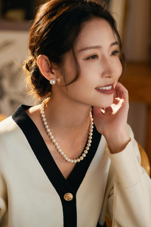 Manreya玛芮雅锦绣爱迪生超大珍珠耳钉 商品图1