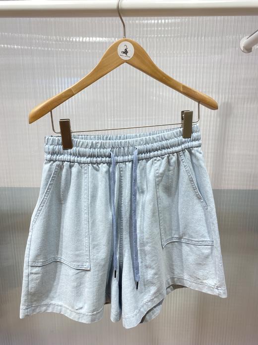 【SMASHADOW】 楔影夏季新款针织牛仔短裤！专为亚洲女性体型定制，显腿长 修饰腿型，秒变腿精，优质面料！柔软舒适，遮跨显长，自然垂顺，轻奢质感，上身不挑人 商品图3