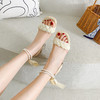 新品小仙女丝绸凉鞋427B32561 商品缩略图5