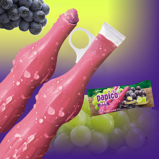 日本进口固力果冰淇淋黑葡萄味150g 商品图1