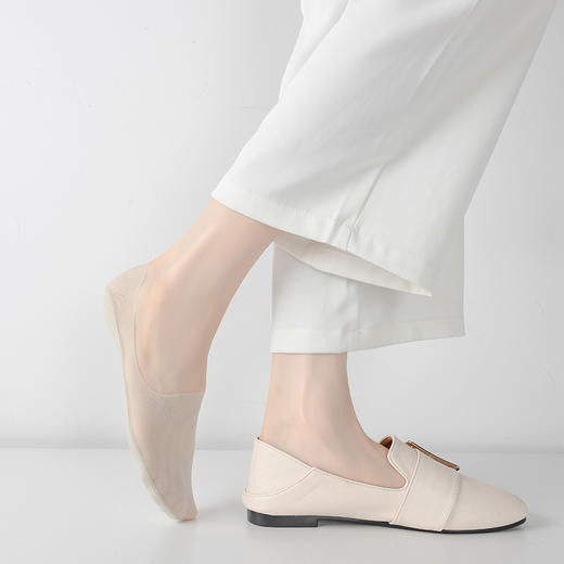 【超值10双装！隐形冰丝船袜】夏季船袜女 冰丝船袜超薄网纱隐形袜 硅胶防滑不掉跟女士船袜。ry 商品图4