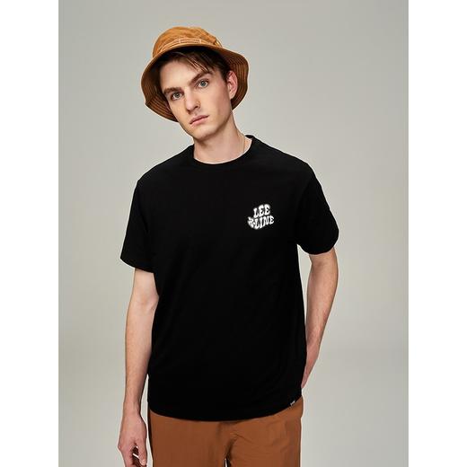 LeeXLINE23年春夏新品舒适版圆领男女同款短袖T恤LUT0054384LE00FK14000 商品图3