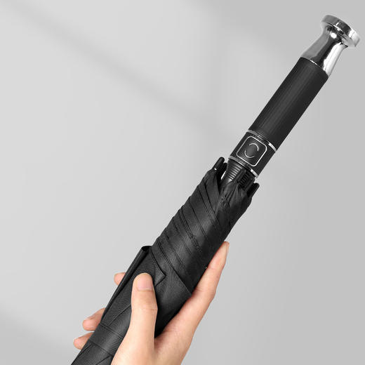 【现货秒发】男女士27寸直杆雨伞大号，双人晴雨两用伞罗马柱伞，男士女士双人车载长柄直杆伞，8骨自动开关抗风暴雨伞防晒帽雨衣太阳伞 商品图2