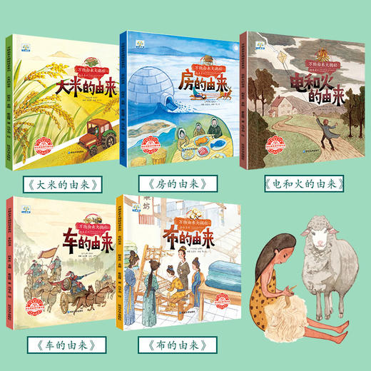 【已降65元】科学启蒙《万物由来大揭秘绘本系列第一辑（5本塑封）》 商品图2