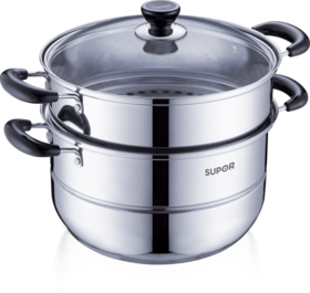 苏泊尔好帮手不锈钢双层蒸锅SZ26B7