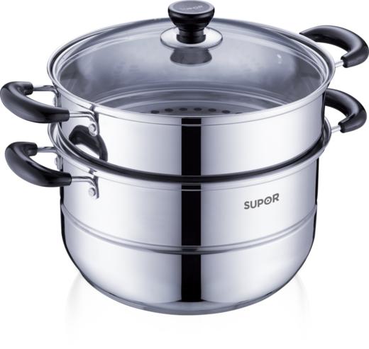 苏泊尔好帮手不锈钢双层蒸锅SZ26B7 商品图0
