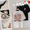 【国际一线代工】国潮新品可爱熊猫纯棉T恤 商品缩略图0