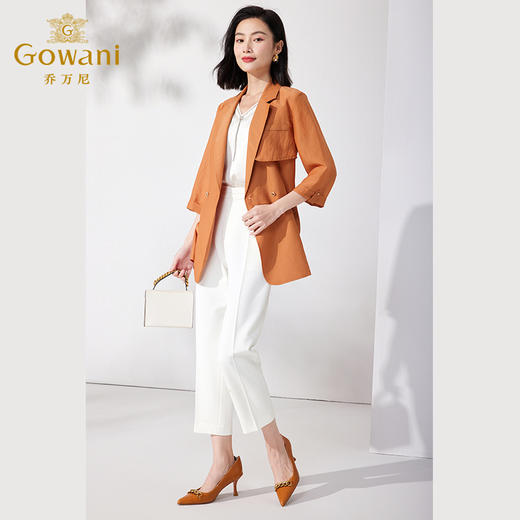 乔万尼西装裤高级感垂感夏季新品裤子休闲裤ET2F206 商品图4