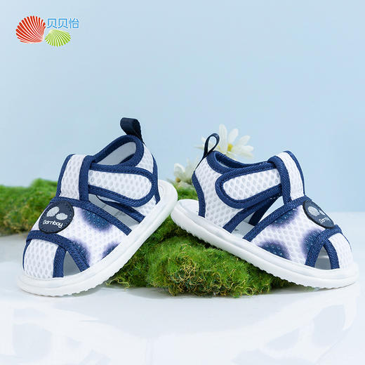 贝贝怡宝宝鞋男女童夏日学步凉鞋婴幼儿舒适透气童鞋洋气网面鞋 商品图3