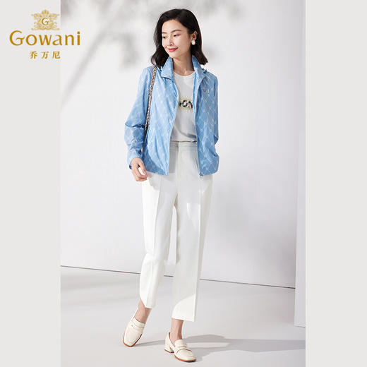 乔万尼衣女款夏季新款小个子连帽设计外套透气清爽ET2B207 商品图2