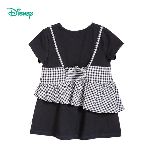 【商场同款】迪士尼童装 女童假两件短袖连衣裙夏季吊带拼接裙子女 商品图11