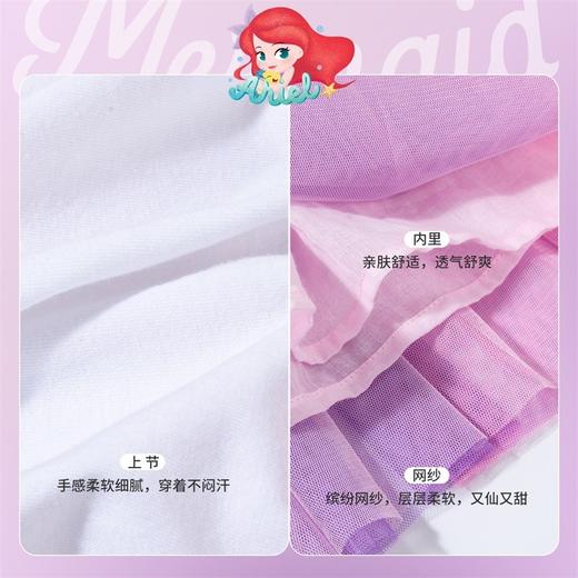 迪士尼童装 儿童连衣裙夏装女童公主裙小童宝宝裙子网纱裙蓬蓬裙 商品图3