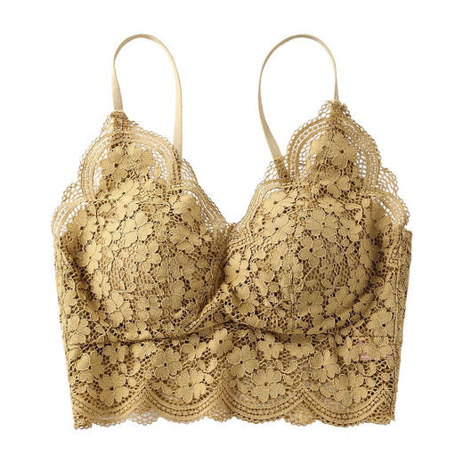 超值2件装【甜美纯欲风 性感蕾丝内衣】新款性感法式蕾丝裹胸，抹胸性感固定杯垫，优雅气质纯欲风，聚拢抹胸无钢圈，运动瑜伽bra丝滑无痕，舒适女士内衣文胸女！ 商品图5