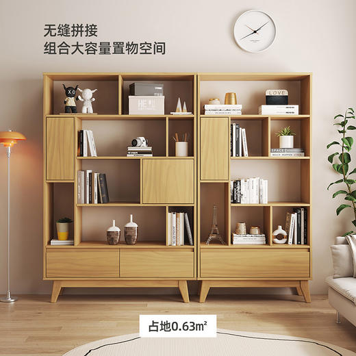 喜梦宝客厅展示架书架收纳陈列书架春序系列 商品图3