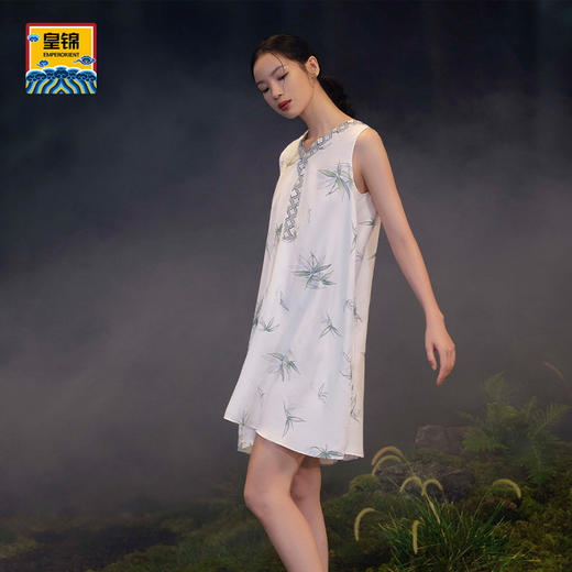 【皇锦】斜纹绸背心睡裙 商品图2