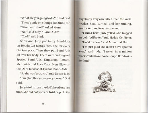 英文原版 Judy Moody Set 稀奇古怪小朱迪故事15册 畅销的儿童英文章节书系列 带黑白插图 成长桥梁书 英文版 进口英语原版书籍 商品图2