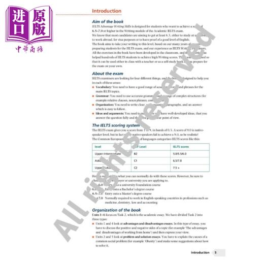 【中商原版】IELTS Advantage Writing Skills  Delta Exam Preparation雅思考试提高写作技巧 英文原版进口教材教辅参考书 商品图3