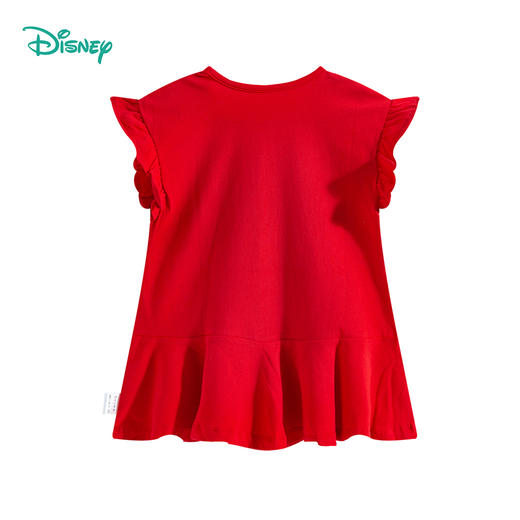 小飞袖俏皮连衣裙褶皱小裙摆女童短袖连衣裙 商品图8