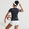 【爆款】科里芙华夫格印花运动短袖网格紧身透气圆领网球服健身运动服 商品缩略图4