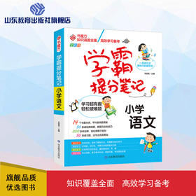 学霸提分笔记  小学语文